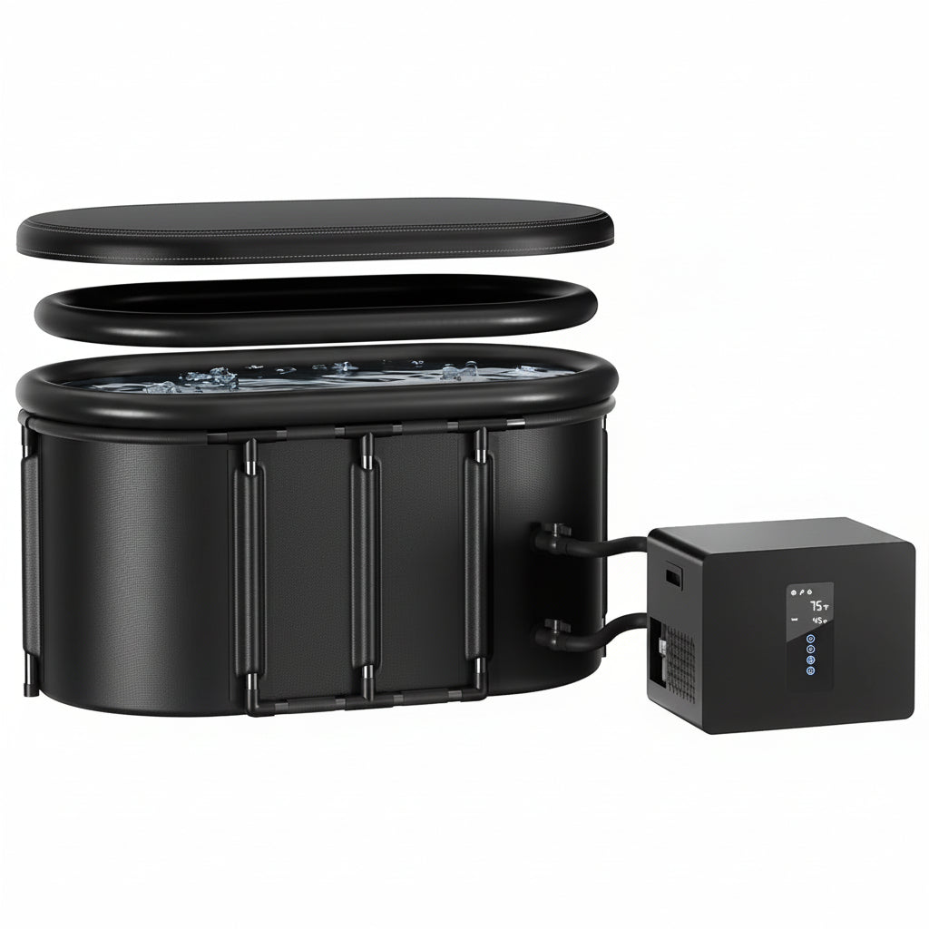1/3HP Ice Bath Chiller & 148Gal Cold Plunge Tub Bundle