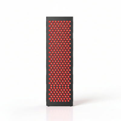 Red Light Therapy Box, 5In1 LED with 630-660-810-830-850, Metal Case, 3 Modes Red Light Panel with Soft Belt, 6 Timing Set - 9 Pulse Modes - 4-Level - Red Light Therapy Panel for Body